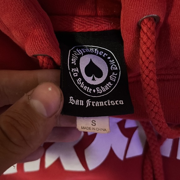 thrasher red hoodie - Picture 2 of 2